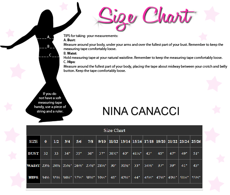 Canacci Size Chart